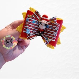 Read Across America Hair Bow